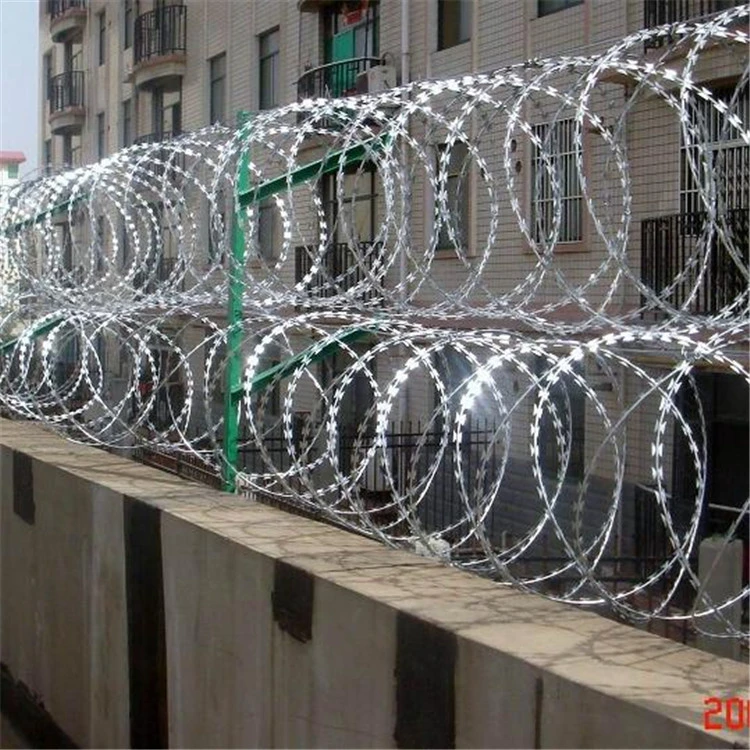 Galvanized Razor Barbed Wire Concertian Razor Wire Coil Razor Wire