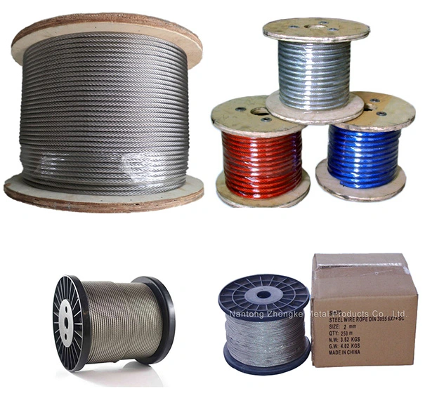 Hot Dipped Electric Galvanized Stay Steel Wire Iron Wire Steel Strand Hot DIP Galvanized Steel Wire Rope