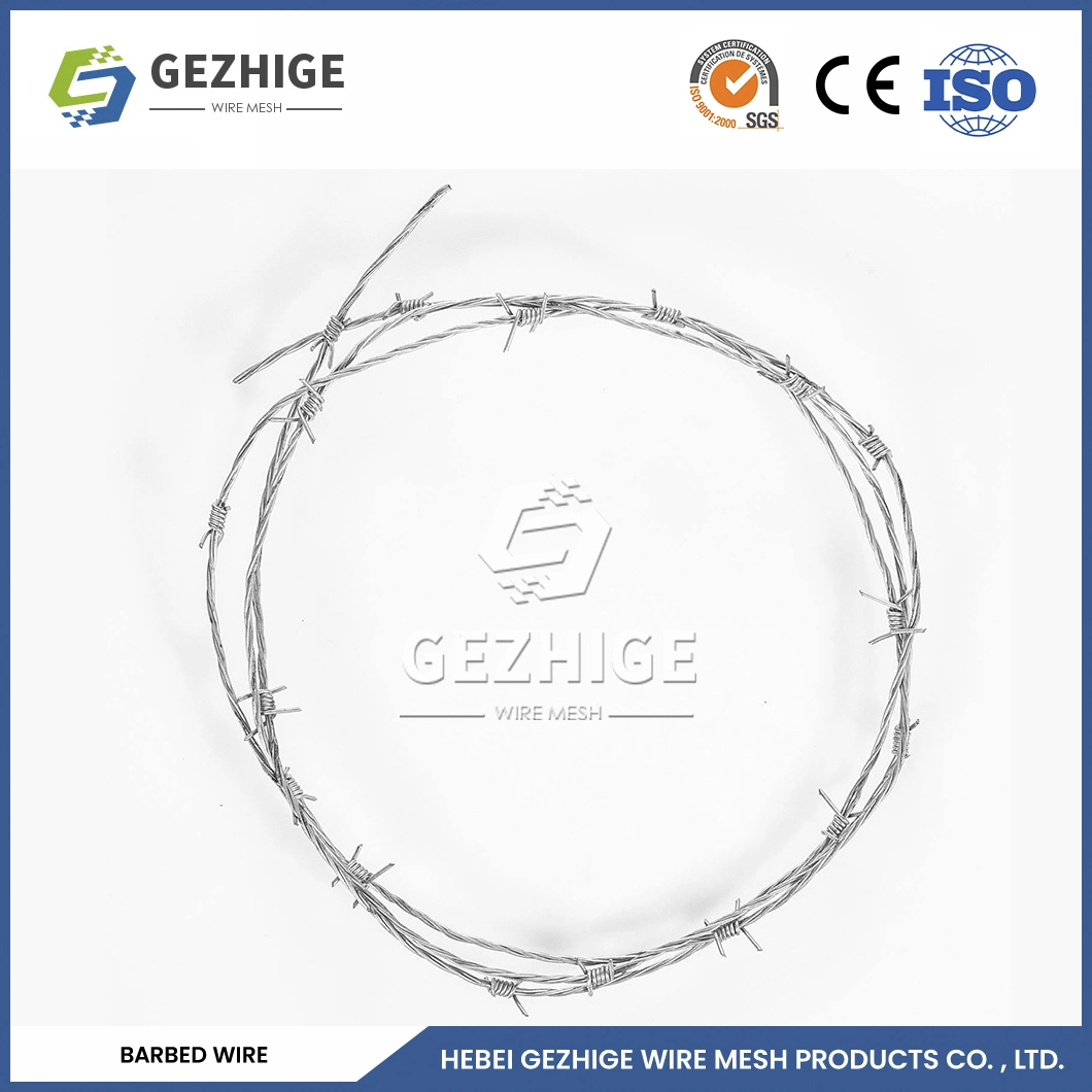 Gezhige Ribbon Barbed Wire Manufacturers 960mm Diameter Hot Selling Razor Barb Wire China 13X13 Wire Size Stainless Steel Razor Barbed Wire