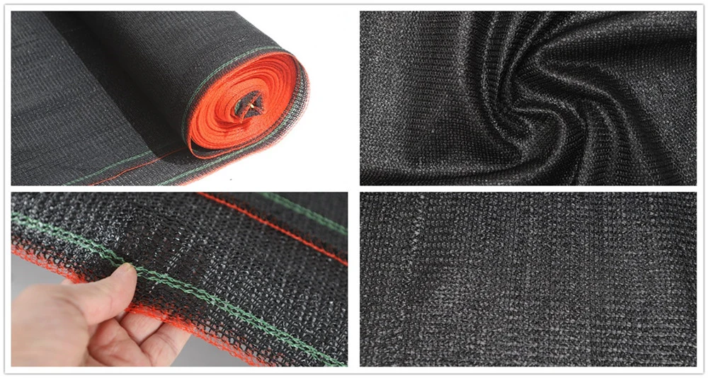 China Factory 40%-95% Shade Rate Black Green Shade Cloth HDPE Shade Nets for Plants /Vegetables/Greenhouse/Garden/Outdoor/Farming/Car Park/Pool